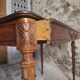 French antique writing desk in walnut, Louis XVI style, late 19th century, circa 1880–1900.