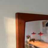 Aksel Kjersgaard model 103 mirror - Kai Kristiansen - Danish teak mirror