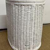 Panier à linge en rotin