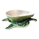 Portuguese slipware sauceboat Bornalo Pinheiro