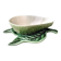 Portuguese slipware sauceboat Bornalo Pinheiro