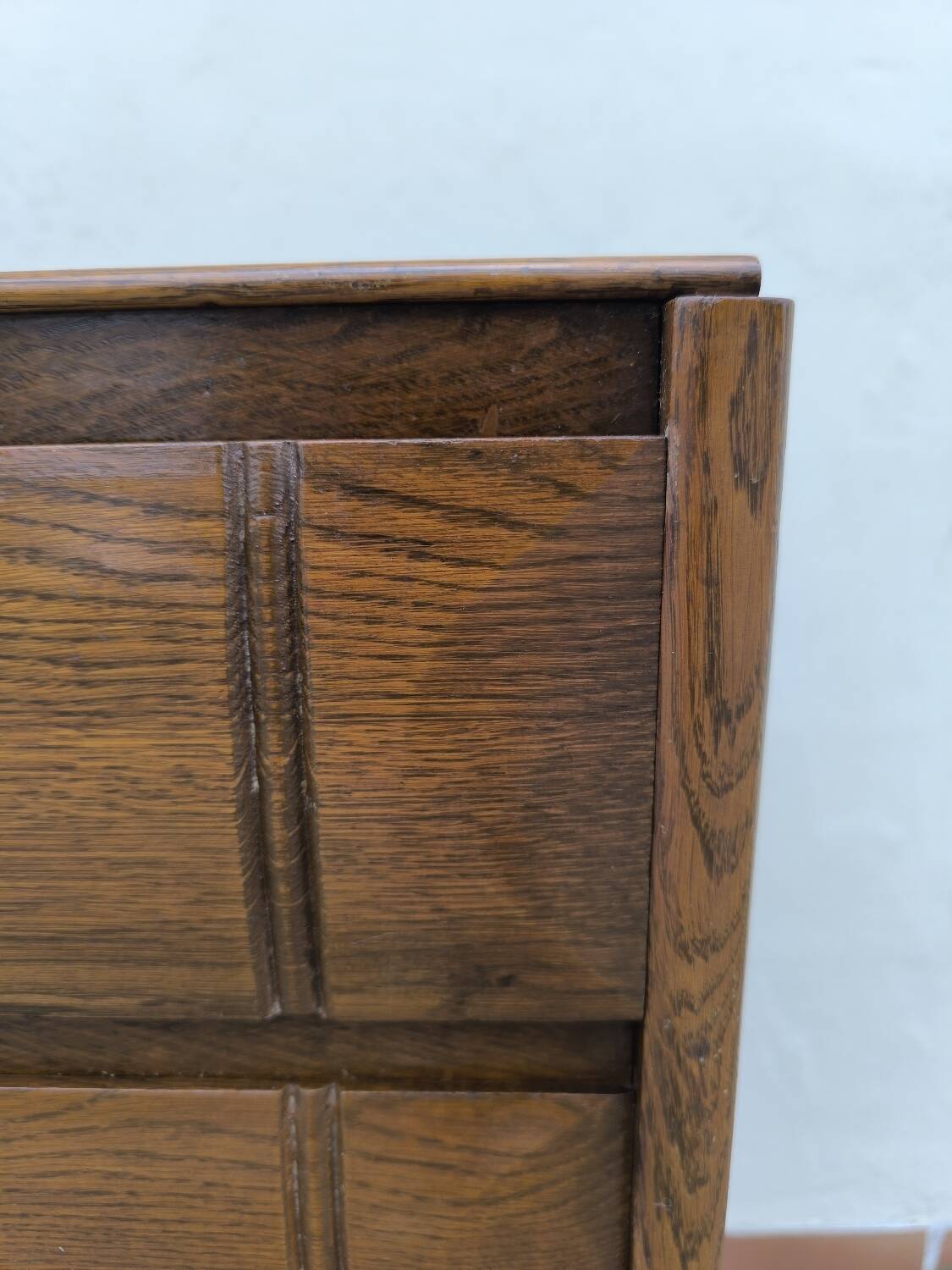 Art Deco oak chiffonier