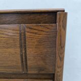Art Deco oak chiffonier