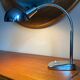 Chromed metal lamp