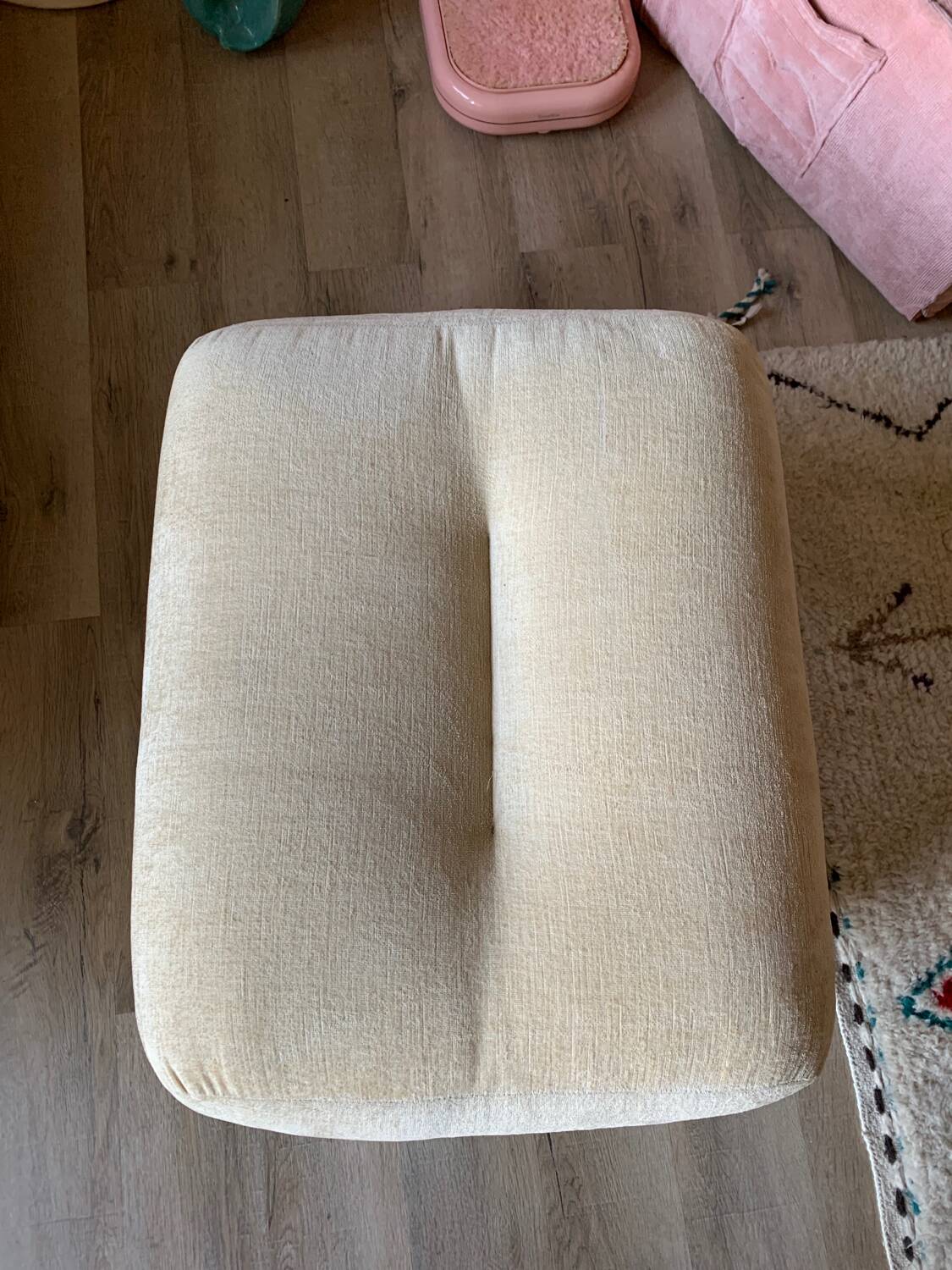 80s roset line pouf