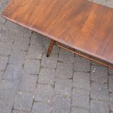 Table basse Ercol avec deux rallonges