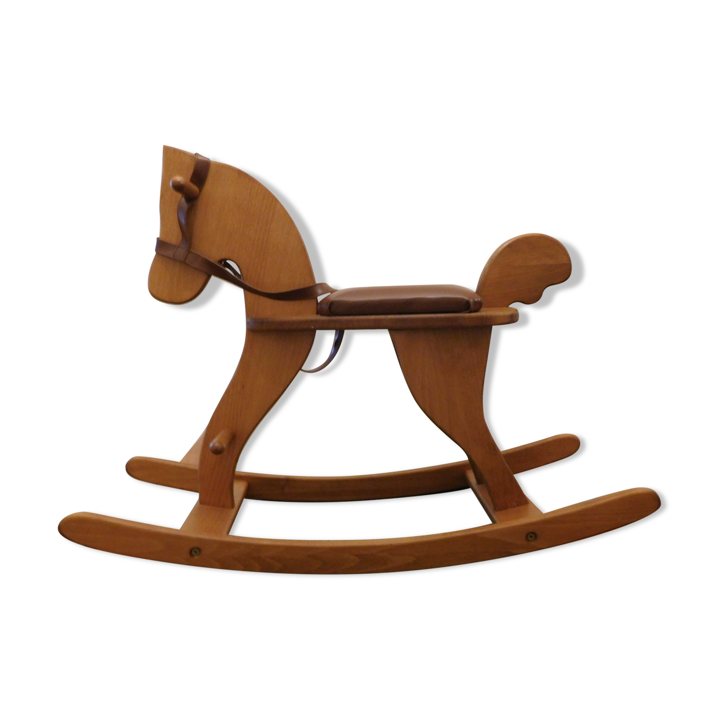 Wooden rocking horse