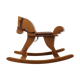 Cheval à bascule en bois