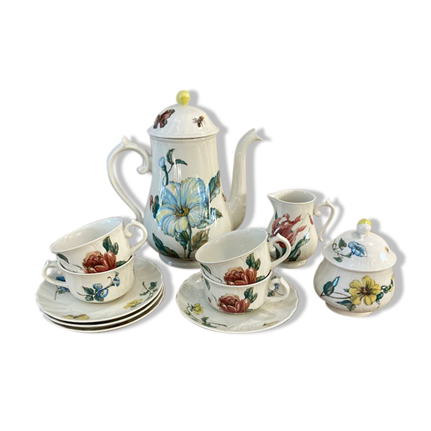 Tea or coffee service Villeroy and Boch model "bouquet"