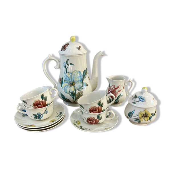 Service à thé ou café Villeroy et Boch modèle "bouquet