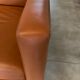 Gold leather salon by Charles Pfister for Knoll 1970