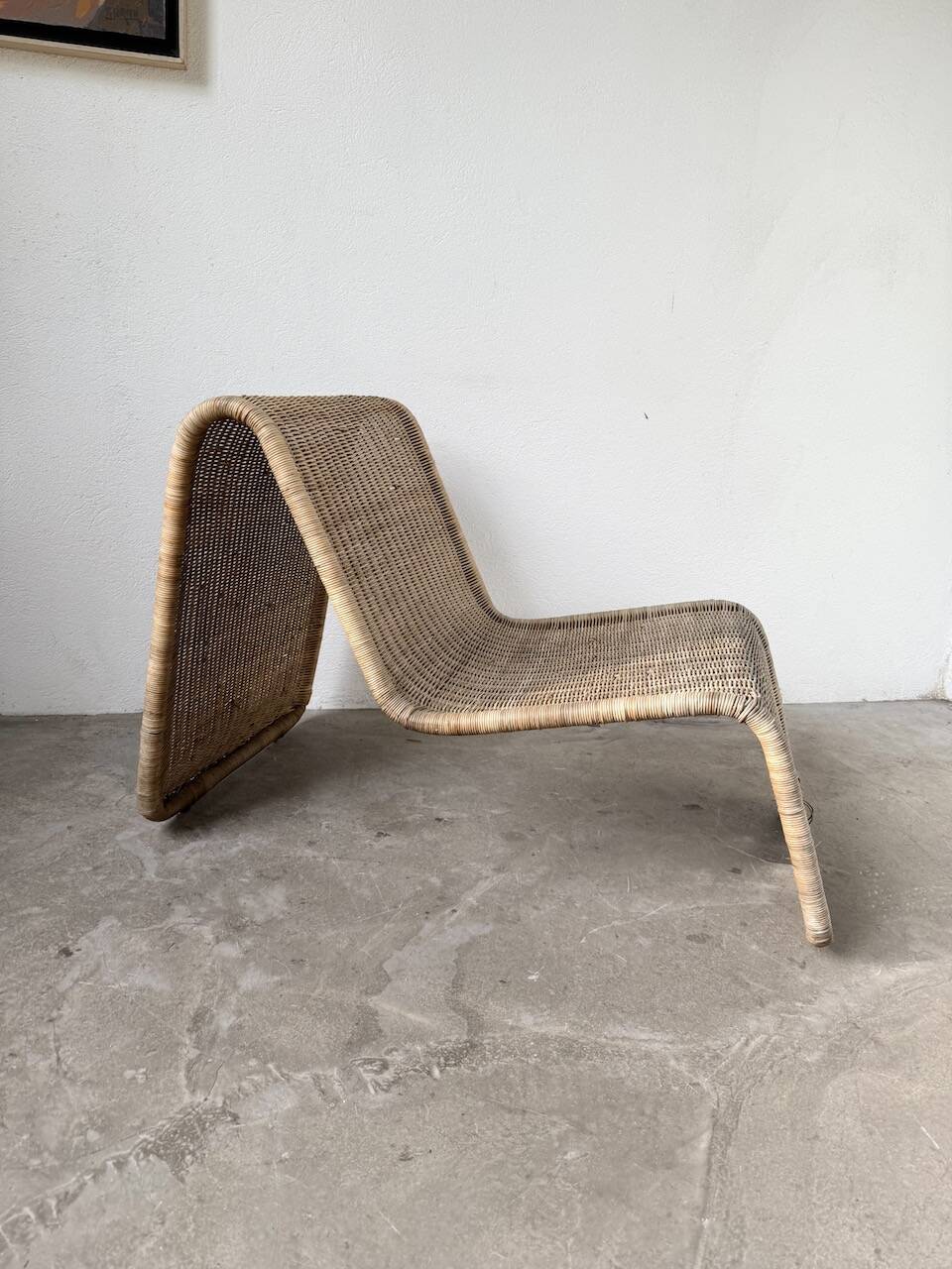 Hestra woven wicker armchair by Ikea 1982