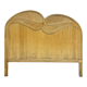 Rattan braiding headboard