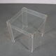 1970s Pair of lucite side tables by iTRE, Italy