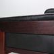 Tobia Scarpa black leather "Bastiano" 2-seater sofa for Knoll, 1960s, Italy