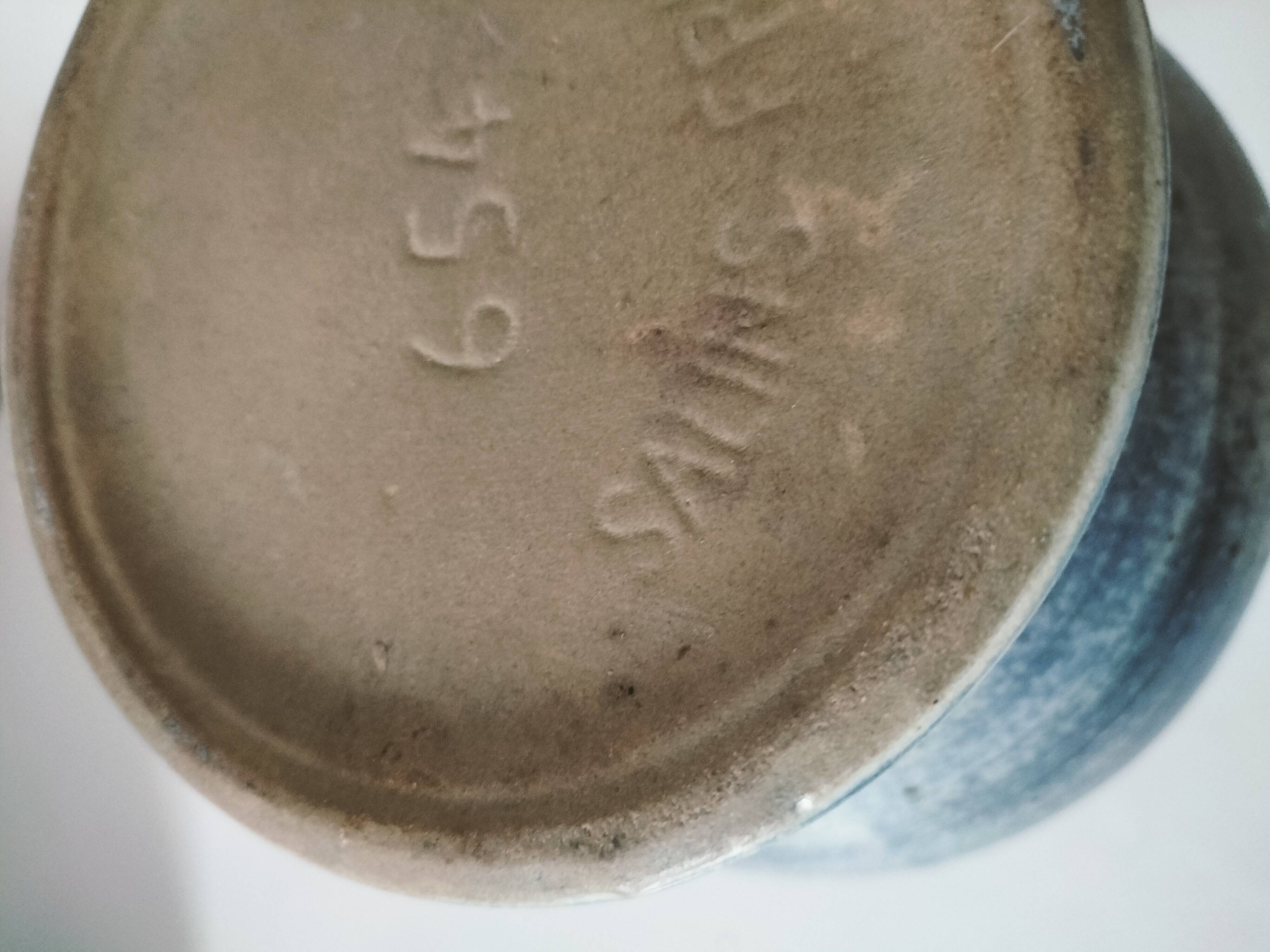 Salins glazed stoneware ewer, model 654, 1960s