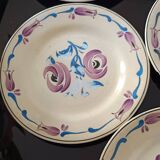 Set of 5 plates from 1930 signed Marcel Goupy
