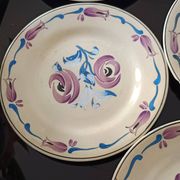 lot de 5 assiettes 1930 signées Marcel Goupy
