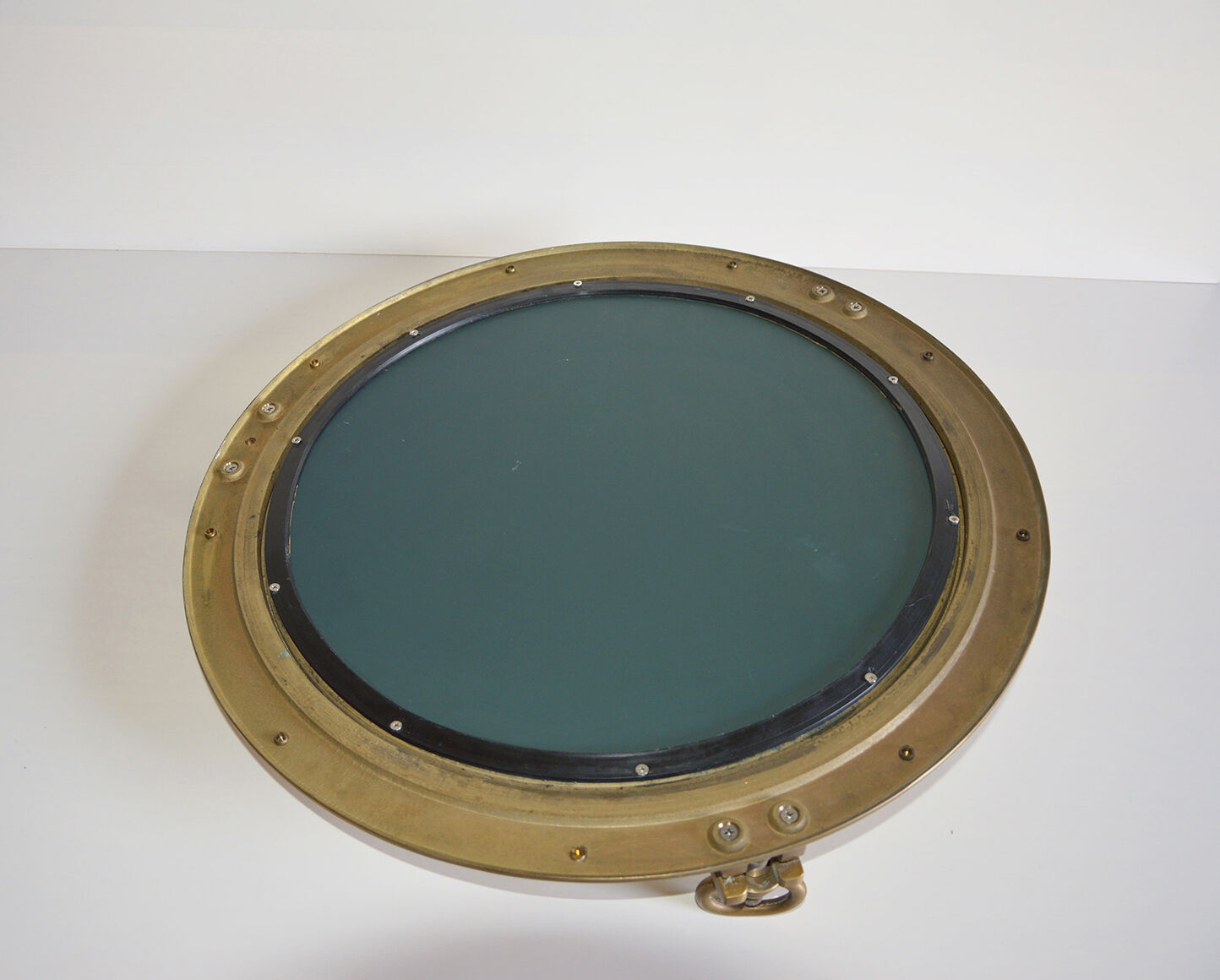 Brass porthole mirror 47cm