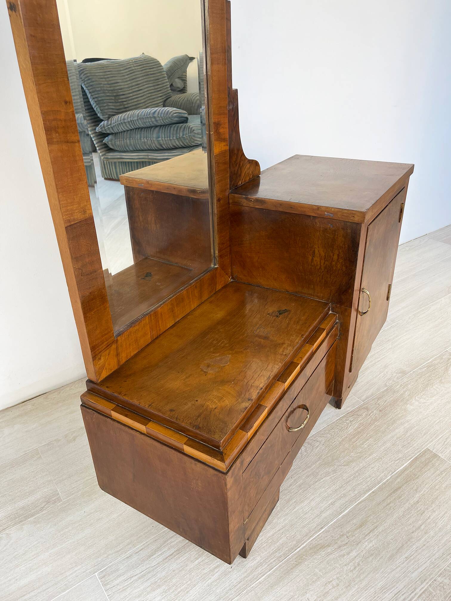 Pétinus/console Art Déco italienne des années 1920/1930.