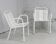 Pair of honeycomb steel armchairs. France, circa 1950.