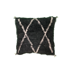 Coussin berbère Béni Ouarain noir