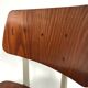 Lot of 4 vintage school chairs Galvanitas S16 Netherlands
