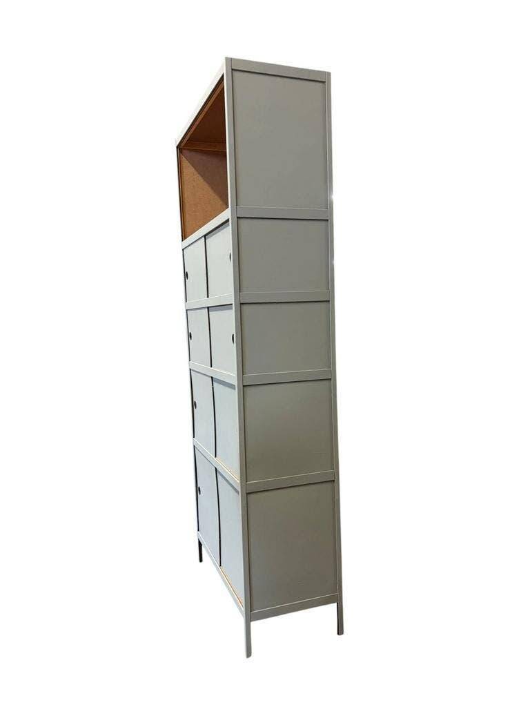 Vintage grey Kewlox wardrobe / shelf