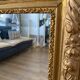 Old mirror with pediment  72x112cm