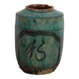 Ancient Chinese vase with octagonal frame (circa 1820) #18