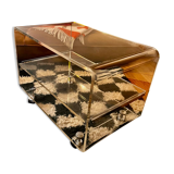 Plexiglass coffee table