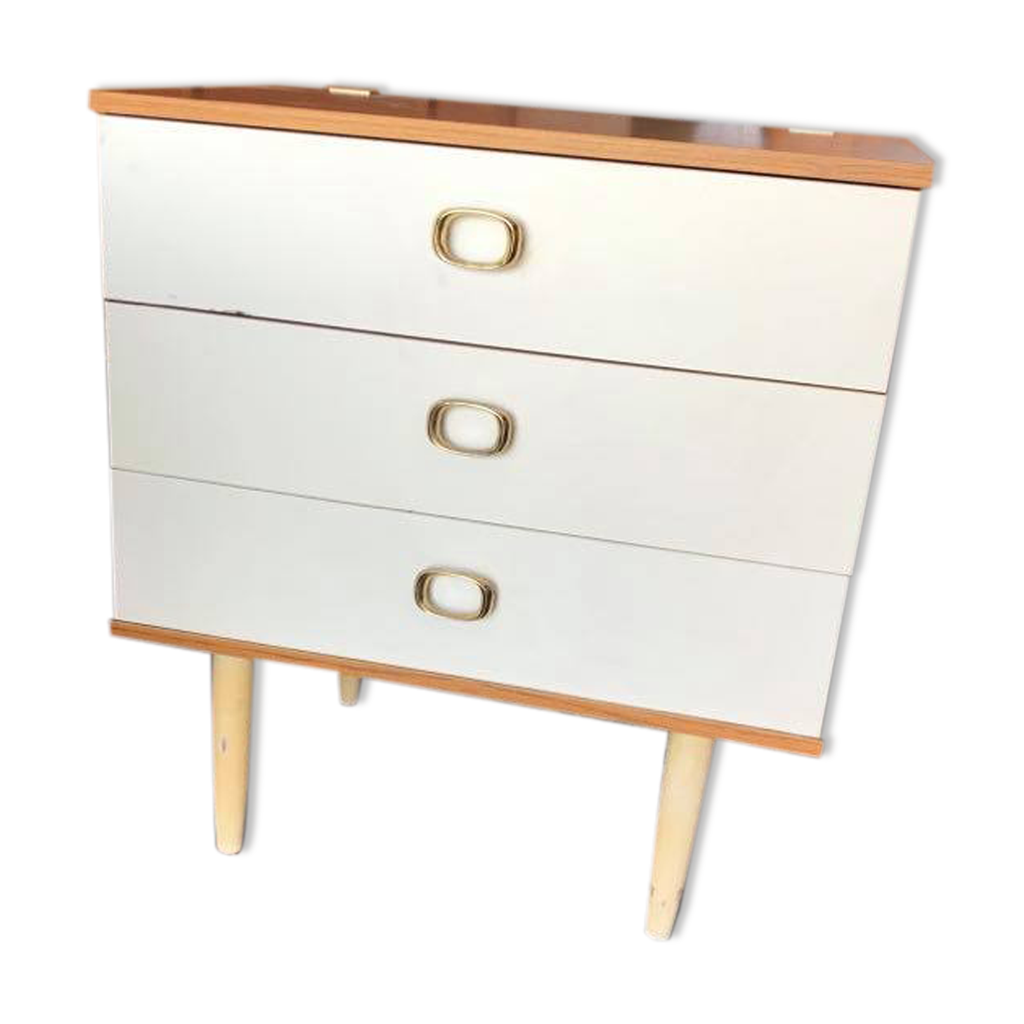 Vintage white chest of drawers