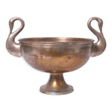 Vase with two swan-shaped handles, XXth c.