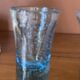 Lot de 4 verres soufflé bleux.