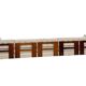 Mid-Century Modern Large Sofa, Wood and Orignal Upholstery
