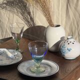 Set of 12 cheese plates France Chavroux 1990s D 21.5