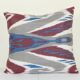 Vintage ikat cushion cover 33x38 cm