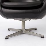 Vintage-Drehsessel aus den 1960er Jahren von Overman, Schweden