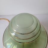 Art Deco lamp in brass and glass