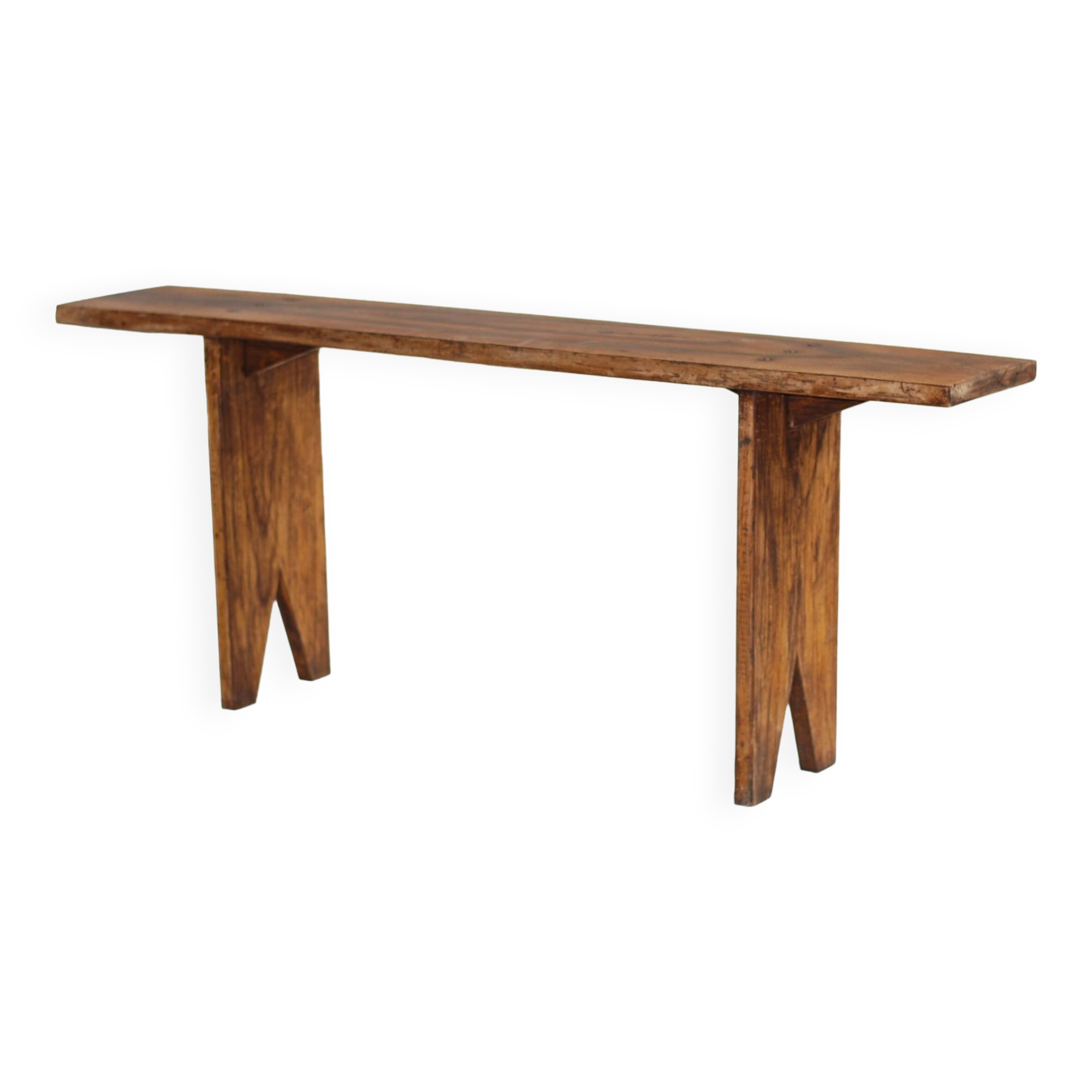 Farm bench in chene