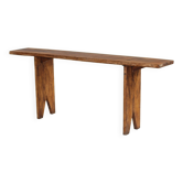 Farm bench in chene