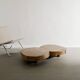 MId Century Brazilian Sculptural Wooden Low table, 1960s