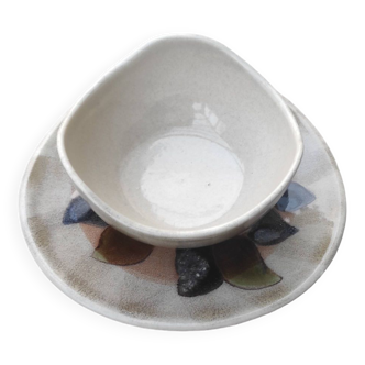 Pornic earthenware gravy boat