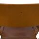 vintage dining room chair in cognac leather and chrome 1970s Italy