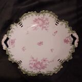 Porcelain dish decorated with handles