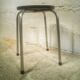 Round stool in formica