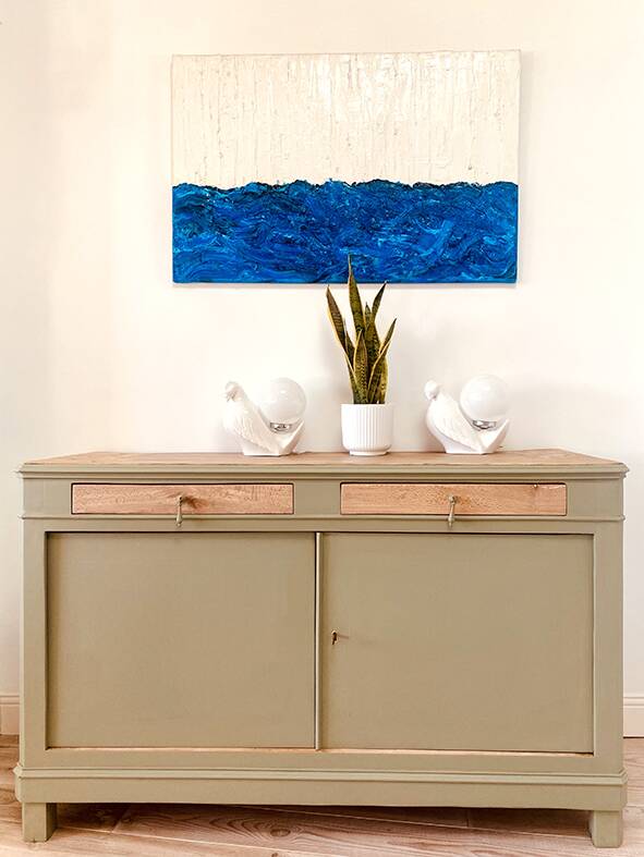 Bird lamp "dove" in white ceramic, 1970