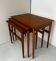 Nest of tables in teak Gelsted Denmark