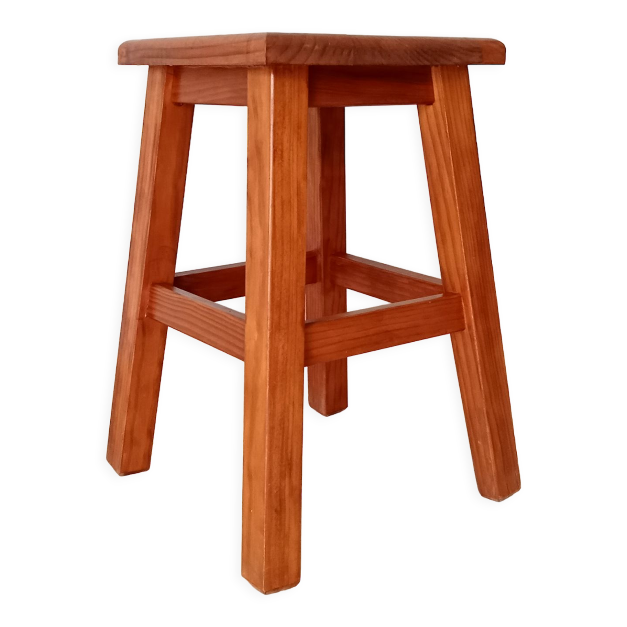 Vintage solid wood stool
