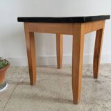 Vintage formica and wood stool